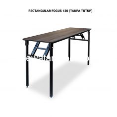 Meeting Table - Multimo Focus 120 Tanpa Tutup HPL / Mocca Oak